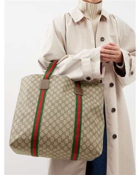 gucci canvas tote bags|Gucci tender canvas bag.